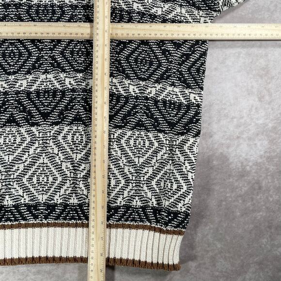 90’s Christian Dior Monsieur Multicolor Multi-patterned Neutral Knit Sweater - Picture 5 of 5